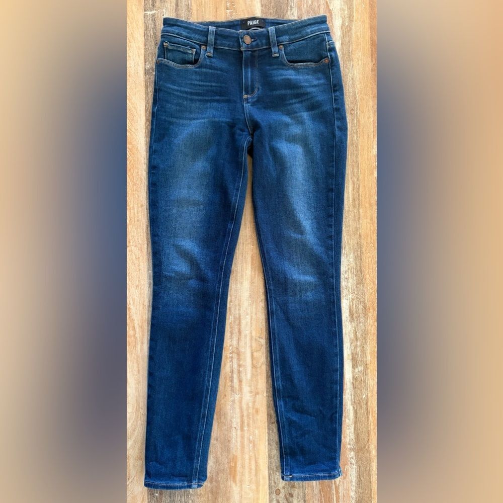 PAIGE‎ Verdugo Ultra Skinny High Rise Jeans Hampton Wash Stretch Denim, Size 27